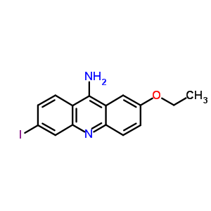 2-乙氧基-6-碘-9-吖啶胺结构式_74165-95-0结构式