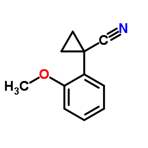 1-(2-Methoxyphenyl)cyclopropanecarbonitrile Structure,74204-96-9Structure