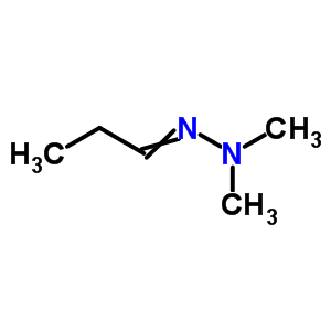 丙醛,2,2-二甲基肼酮结构式_7422-93-7结构式