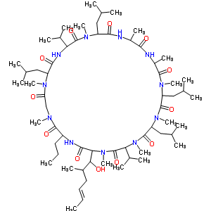 Cyclosporin h Structure,74436-00-3Structure