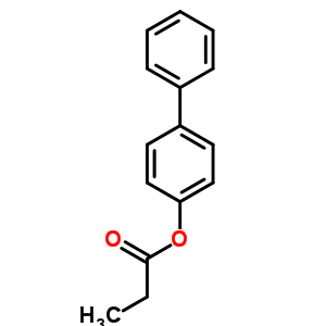 (4-苯基苯基) 丙酸酯结构式_74515-02-9结构式