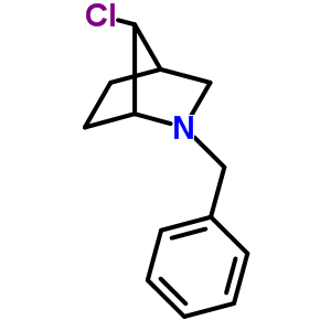 Anti-7-氯-2-苄基-2-氮杂双环[2.2.1]庚烷结构式_745836-28-6结构式