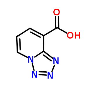 四唑并[1,5-a]吡啶-8-羧酸结构式_7463-56-1结构式