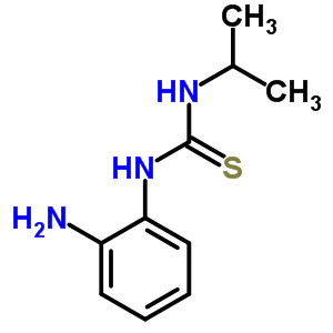 3-(2-氨基苯基)-1-丙烷-2-基-硫代脲结构式_7465-08-9结构式