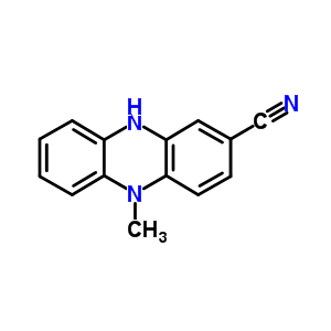5,10-二氢-5-甲基-2-吩嗪甲腈结构式_7466-96-8结构式