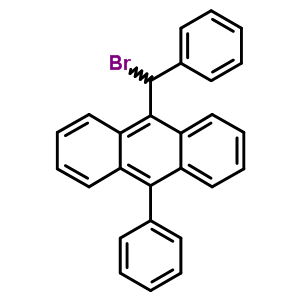 9-(溴苯基甲基)-10-苯基-蒽结构式_7467-97-2结构式