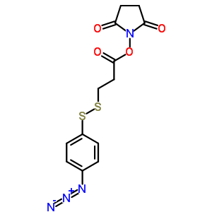 3-[(4-叠氮基苯基)二硫代]-丙酸 2,5-二氧代-1-吡咯烷酯结构式_74676-98-5结构式