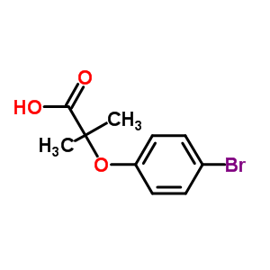 2-(4-溴苯氧基)-2-甲基丙酸结构式_7472-69-7结构式