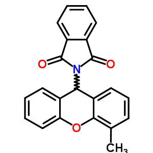 2-(4-甲基-9h-氧杂蒽-9-基)-1H-异吲哚-1,3(2H)-二酮结构式_7473-55-4结构式