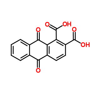 9,10-二氢-9,10-二氧代-1,2-蒽二羧酸结构式_7475-29-8结构式