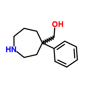 (4-苯基氮杂环庚烷-4-基)甲醇结构式_7475-54-9结构式