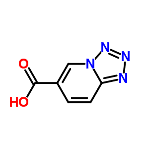 四唑并[1,5-a]吡啶-6-羧酸结构式_7477-13-6结构式