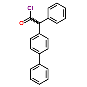 2-苯基-2-(4-苯基苯基)乙酰氯结构式_7477-16-9结构式