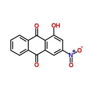 1-羟基-3-硝基-9,10-蒽二酮结构式_7477-58-9结构式