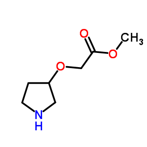 (吡咯烷-3-氧基)-乙酸甲酯结构式_748797-11-7结构式
