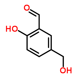2-羟基-5-(羟基甲基)苯甲醛结构式_74901-08-9结构式