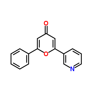 2-苯基-6-吡啶-3-基-吡喃-4-酮结构式_7500-04-1结构式