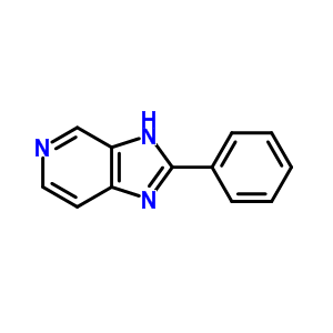 2-苯基-3H-咪唑并[4,5-c]吡啶结构式_75007-92-0结构式