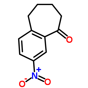 6,7,8,9-四氢-3-硝基-5H-苯并庚烯酮结构式_7507-93-9结构式