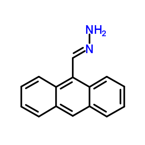 9-蒽甲醛腙结构式_7512-18-7结构式