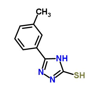 5-(3-甲基苯基)-4H-1,2,4-噻唑-3-硫醇结构式_75218-27-8结构式