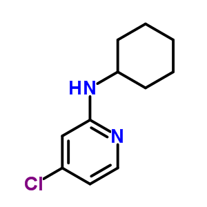 4-氯-N-环己基-2-吡啶胺结构式_75291-62-2结构式