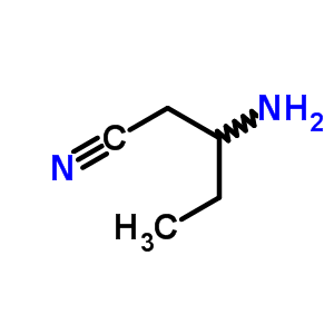 3-氨基-戊腈结构式_75405-06-0结构式