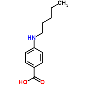 4-(戊基氨基)苯甲酸结构式_75681-60-6结构式