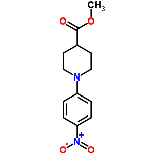 Methyl 1-(4-nitrophenyl)-4-piperidinecarboxylate Structure,7595-60-0Structure