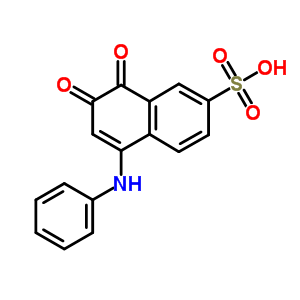 5-苯胺-7,8-二氧代-萘-2-磺酸结构式_7598-08-5结构式