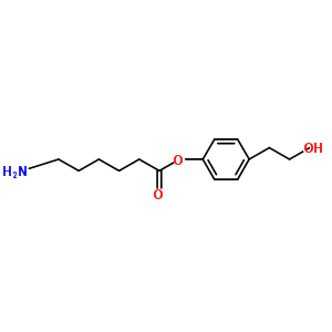 3-(4-(6-氨基己酰氧基)苯基)丙酸结构式_760127-60-4结构式