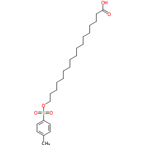 17-(对甲苯磺酰氧基)十七酸结构式_76298-42-5结构式
