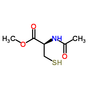 N-acetyl-l-cysteine methyl ester Structure,7652-46-2Structure