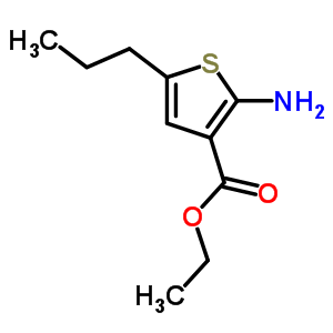 乙基 2-氨基-5-丙基噻吩-3-羧酸结构式_76575-31-0结构式