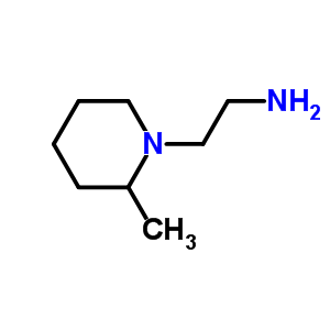 2-(2-甲基哌啶-1-基)乙胺结构式_768-08-1结构式