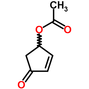 4-乙酰氧基-2-环戊烯-1-酮结构式_768-48-9结构式