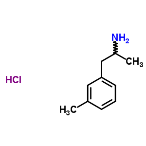 alpha,m-二甲基苯乙胺盐酸盐结构式_77083-25-1结构式