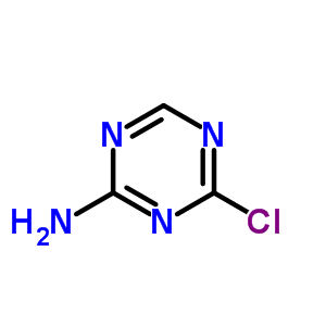 4-氨基-2-氯-1,3,5-三嗪结构式_7709-13-9结构式