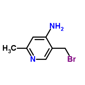 (9ci)-5-(溴甲基)-2-甲基-4-吡啶胺结构式_771412-37-4结构式