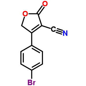 4-(4-Bromophenyl)-2-oxo-2,5-dihydro-3-furancarbonitrile Structure,7721-24-6Structure