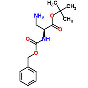 (S)-3-amino-2-cbz-amino-propionic acid tert-butyl ester Structure,77215-55-5Structure