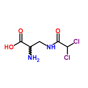 2-氨基-3-[(2,2-二氯乙酰基)氨基]丙酸结构式_77215-60-2结构式