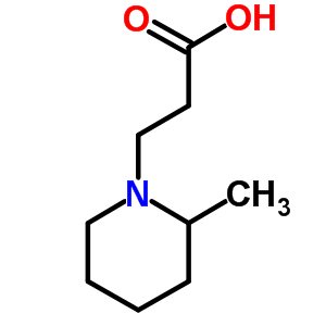 3-(2-甲基哌啶-1-基)丙酸盐酸盐结构式_773108-59-1结构式