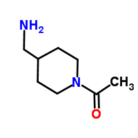 1-(4-(氨基甲基)哌啶-1-基)乙酮结构式_77445-06-8结构式