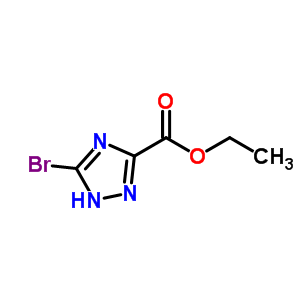 5-Bromo-1h-1,2,4-triazole-3-carboxylic acid ethyl ester Structure,774608-89-8Structure