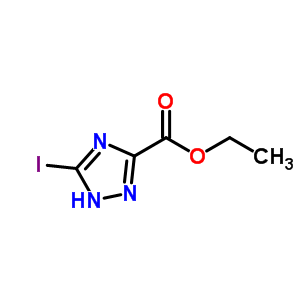 5-Iodo-1h-1,2,4-triazole-3-carboxylic acid ethyl ester Structure,774608-90-1Structure