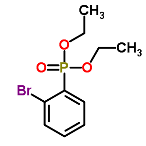 P-(2-溴苯基)-磷酸二乙酯结构式_77526-90-0结构式