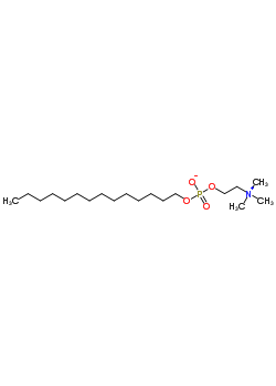 O-(tetradecylphosphoryl)choline Structure,77733-28-9Structure