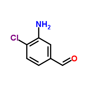 3-氨基-4-氯苯甲醛结构式_77740-83-1结构式