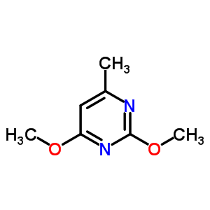 2,4-Dimethoxy-6-methylpyrimidine Structure,7781-23-9Structure